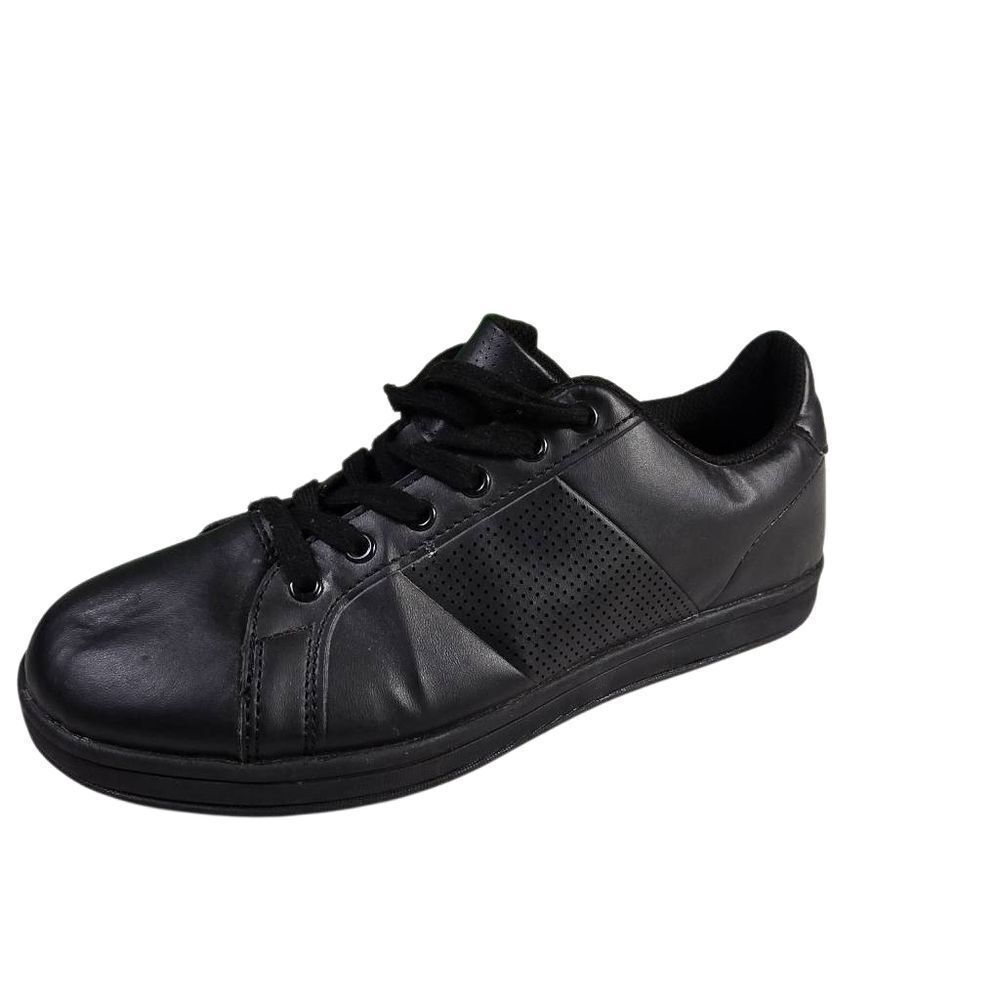 HydroSLIP Black Work Sneakers Slip-Resistant Power Wide Fit Size 8W